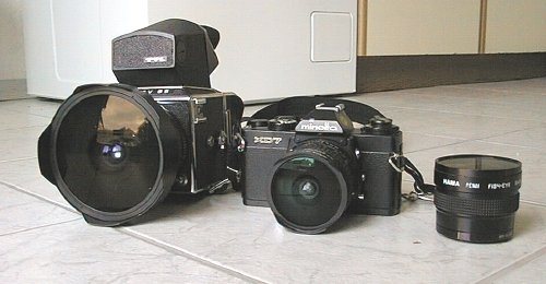Fotoapparate und Objektive zur Halofotografie